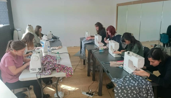 Beginners Dressmaking Class - 'making a recycled  Dress' in 6 hours