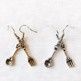 Mermaid fork and spoon Earrings