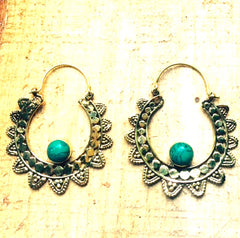 Egyptian Hoop Earrings