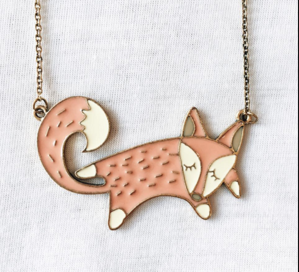 Candy Fox Necklace