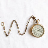 Victorian Mechanical brass Pocket Watch