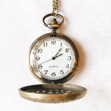 Swirl Flower Pocket Watch