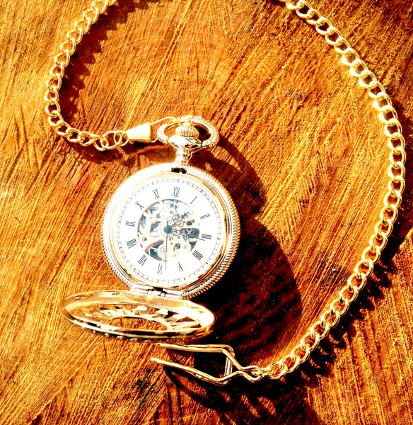 A new collection Sunburst Mechanical Pocket Watch